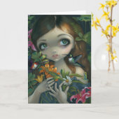 Grußkarte "Wildwood Bouquet" Karte (Gelbe Blume)