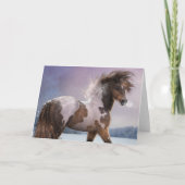 Grußkarte "Winterherz" Karte (Vorderseite)