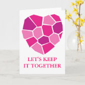 Grußkarte | Zitat zum Thema Herz Karte (Gelbe Blume)