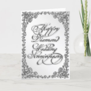 Grußkarte zum 60. Hochzeitstag Karte