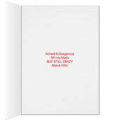 Grußkarte zum bewaffneten und gefährlichen Jahrest (Innen (Rechts))