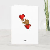 Grußkarte zum Erntedankfest Feiertagskarte (Rückseite)