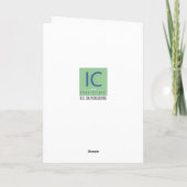 Grußkarte zum ersten Jahrestag Karte (Rückseite)