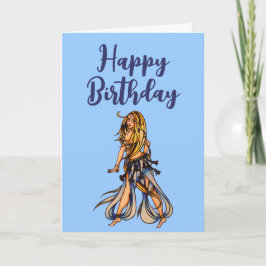 Grußkarte zum Geburtstag Bly Dancer Karte
