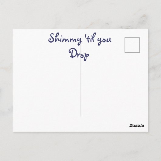 Grußkarte zum Geburtstag Bly Dancer Postkarte (Rückseite)