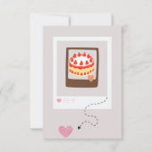 Grußkarte zum Geburtstag Dankeskarte (Rückseite)