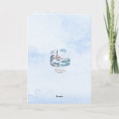 Grußkarte zum Geburtstag Dankeskarte (Rückseite)