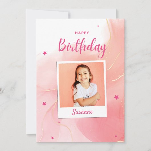 Grußkarte zum Geburtstag Einladung (Vorderseite)