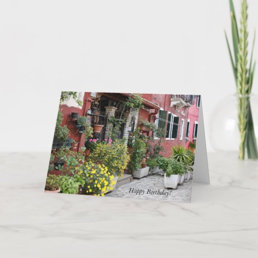 Grußkarte zum Geburtstag Karte (Vorderseite)