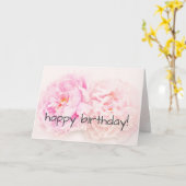 Grußkarte zum Geburtstag Karte (Gelbe Blume)