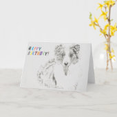 Grußkarte zum Geburtstag Karte (Gelbe Blume)