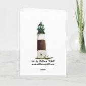 Grußkarte zum Geburtstag Nantucket Lighthouse Karte (Rückseite)