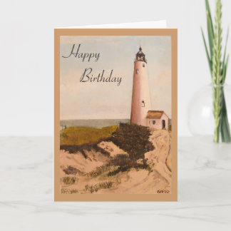 Grußkarte zum Geburtstag Nantucket Lighthouse Karte