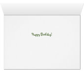 Grußkarte zum Geburtstag Orchid Restyle (Innenansicht Horizontal (Unten))