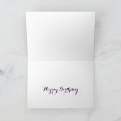 Grußkarte zum Geburtstag Shitzu Girl Karte (Innenseite)