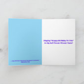 Grußkarte zum Geburtstag singen Karte (Innenseite)