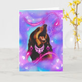 Grußkarte zum Geburtstag singen Karte (Gelbe Blume)