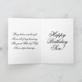 Grußkarte zum Geburtstag Son Karte (Innenseite)