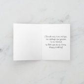 Grußkarte zum Geburtstag Tulip Dankeskarte (Innenseite)