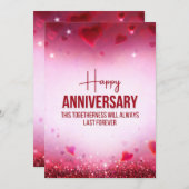 Grußkarte zum Jahrestag Feiertagskarte (Vorne/Hinten)