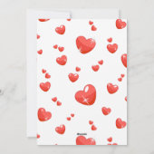 Grußkarte zum Jahrestag Feiertagskarte (Rückseite)