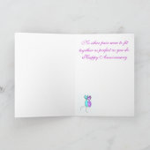 Grußkarte zum Jahrestag Karte (Innenseite)