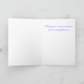 Grußkarte zum Jahrestag Karte (Innenseite)