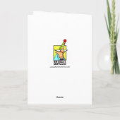 Grußkarte zum Jubiläum Karte (Rückseite)