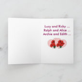 Grußkarte zum Jubiläum Karte (Innenseite)