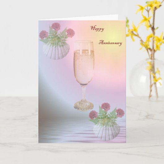 Grußkarte zum Jubiläum Karte (Gelbe Blume)