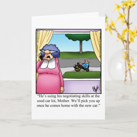 Grußkarte zum Jubiläum Karte (Gelbe Blume)