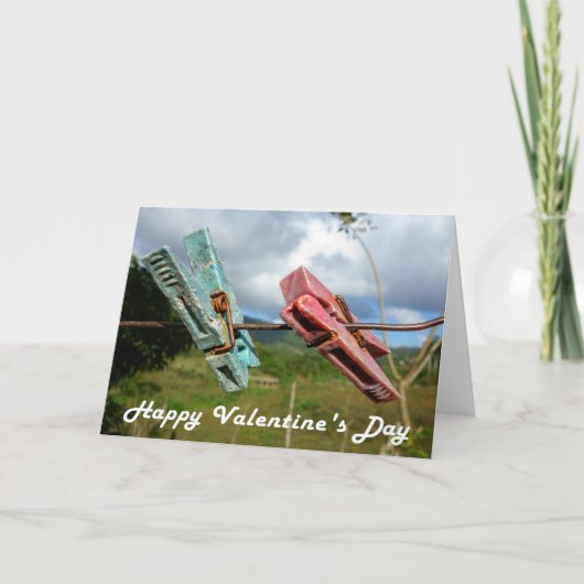 Grußkarte zum Valentinstag Feiertagskarte (Vorderseite)