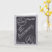 Grußkarte zum zehnten Hochzeitstag Karte (Gelbe Blume)