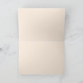 Grußkarte zwischen Eule und Katze Karte (Innenseite)