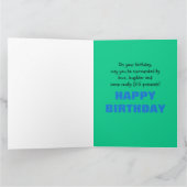 Grußkarten aller Altersklassen Karte (Innenseite)