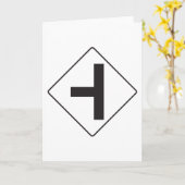 Grußkarten an der Kreuzung Straße Karte (Gelbe Blume)