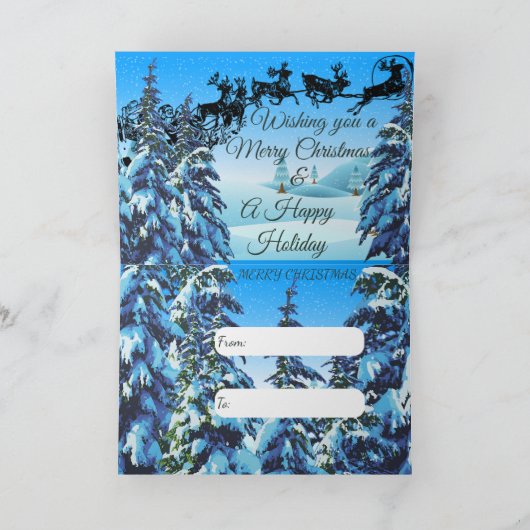 Grußkarten Ankündigung (Innenseite)