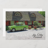 Grußkarten aus Dänemark! Feiertagskarte (Vorne/Hinten)