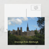 Grußkarten aus Edinburgh Postkarte (Vorne/Hinten)