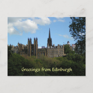 Grußkarten aus Edinburgh Postkarte
