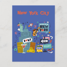 Grußkarten aus New York City Postkarte