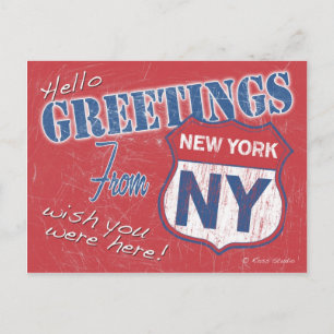 Grußkarten aus New York City Postkarte