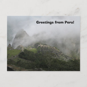 Grußkarten aus Peru Postkarte