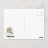 Grußkarten aus Südkalifornien Postkarte (Rückseite)