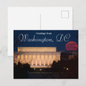 Grußkarten aus Washington DC Postcard Postkarte (Vorne/Hinten)