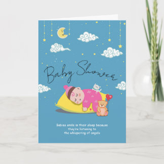 Grußkarten Baby Junge Neugeborenes Babyshower Karte