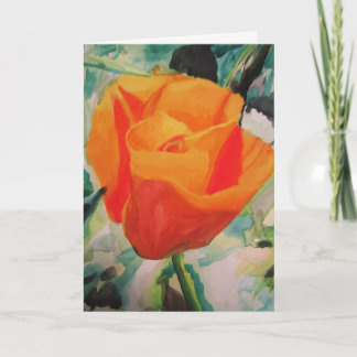 Grußkarten "California Poppy" von Amber Larsen Karte