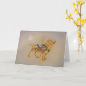 Grußkarten - Carousel Lion Karte (Gelbe Blume)