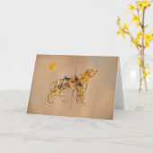 Grußkarten - Carousel Tiger Karte (Gelbe Blume)