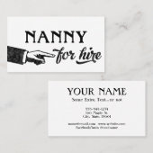 Grußkarten - Coole Vintage Visitenkarte (Vorne/Hinten)